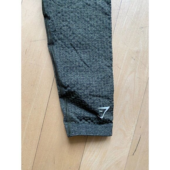 Gym Shark "vital 2.0" seamless leggings full length sz Small pullon gray - Picture 6 of 7